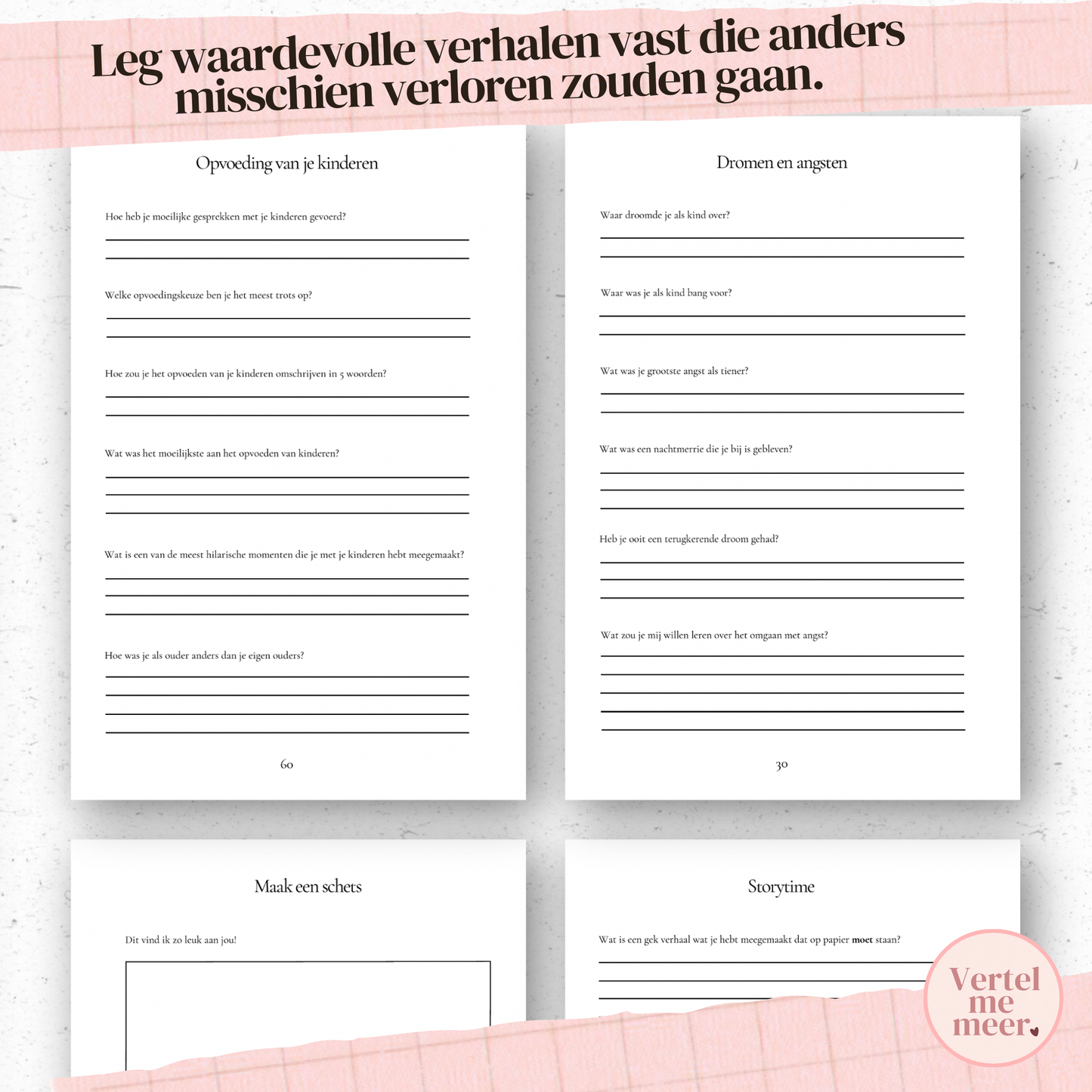 Lieve Mama, Vertel Me Meer