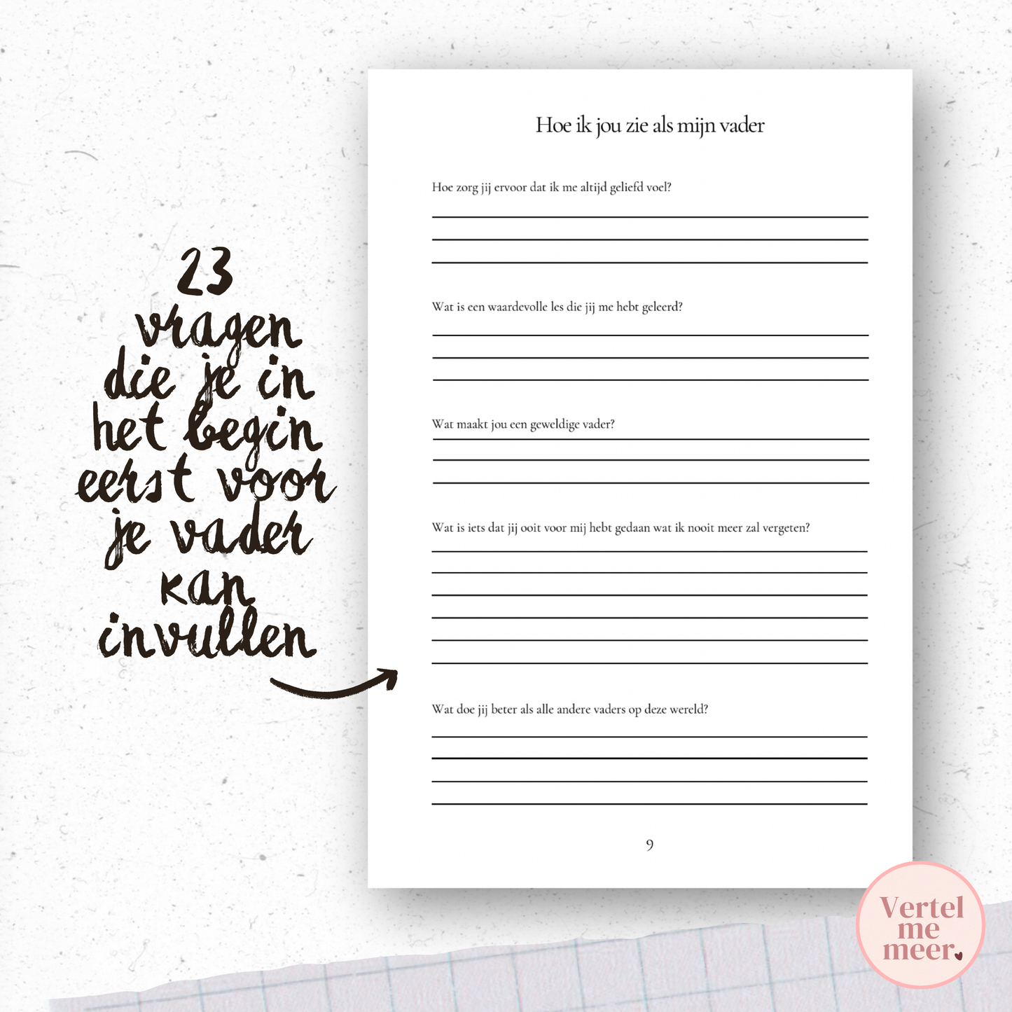 Lieve Papa, Vertel Me Meer