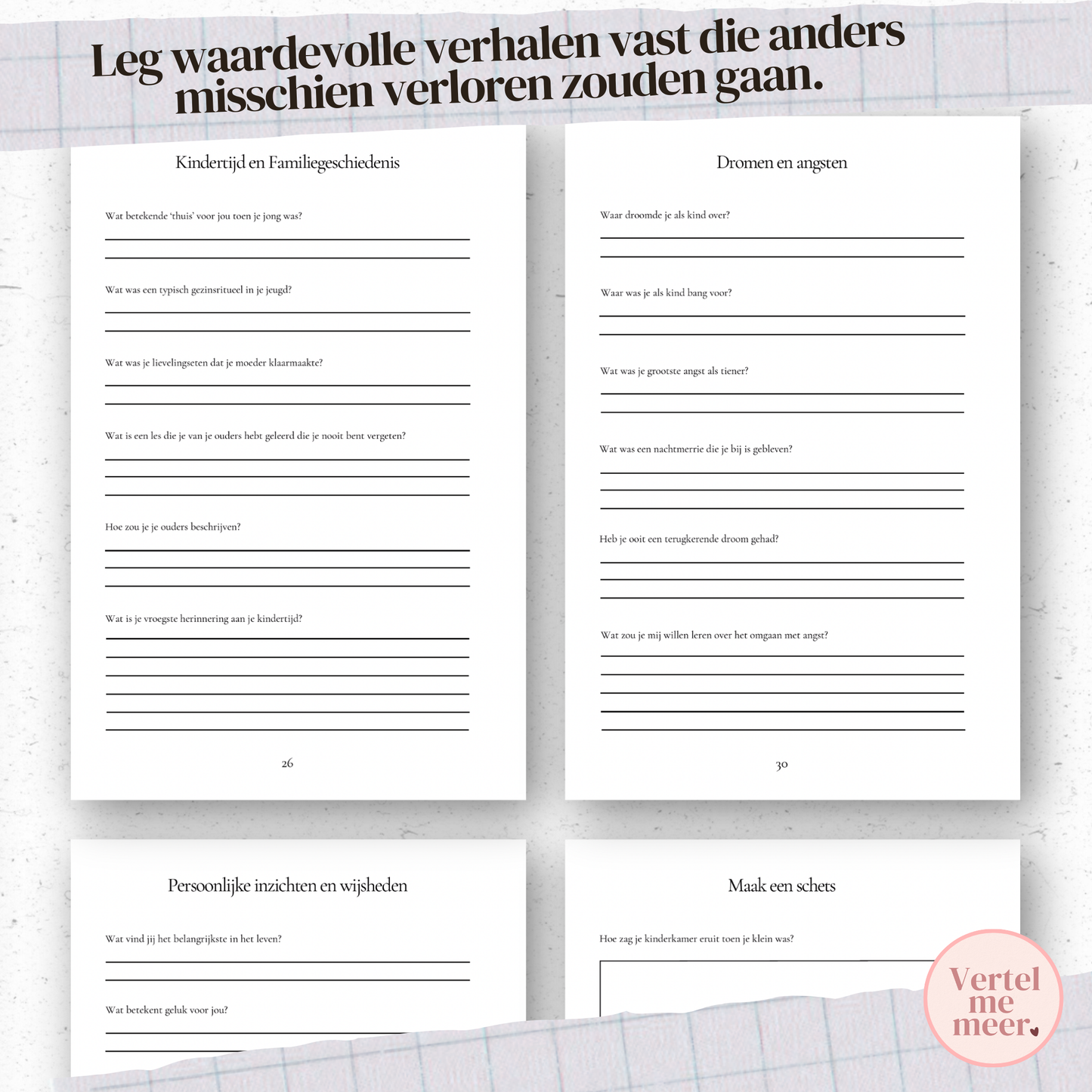 Lieve Papa, Vertel Me Meer