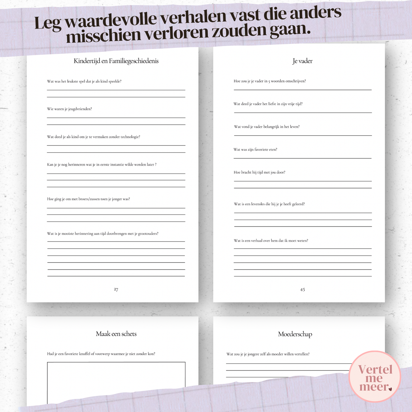 Lieve Oma, Vertel Me Meer