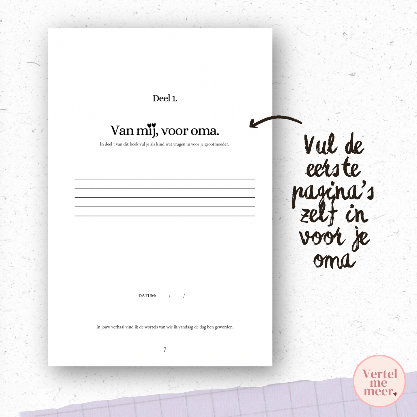 Lieve Oma, Vertel Me Meer